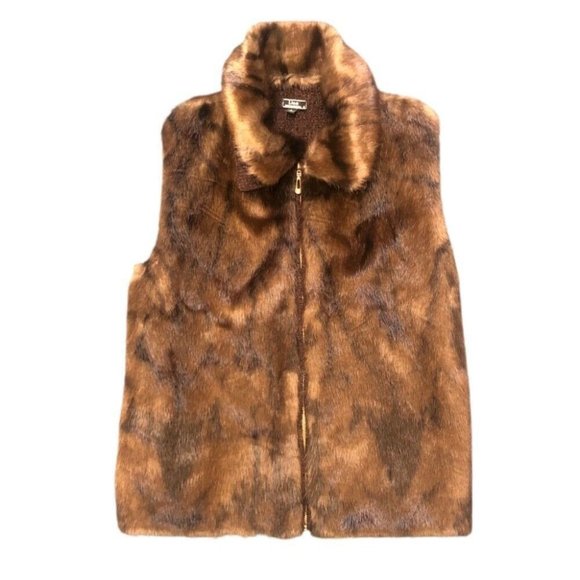 Lisa international Jackets & Blazers - Lisa International faux fur vest SIZE SMALL